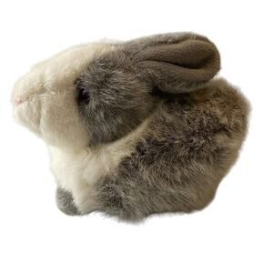 WalMart Bunny Stuffed Animal Realistic Bean Bag Rabbit Easter Holiday Plush